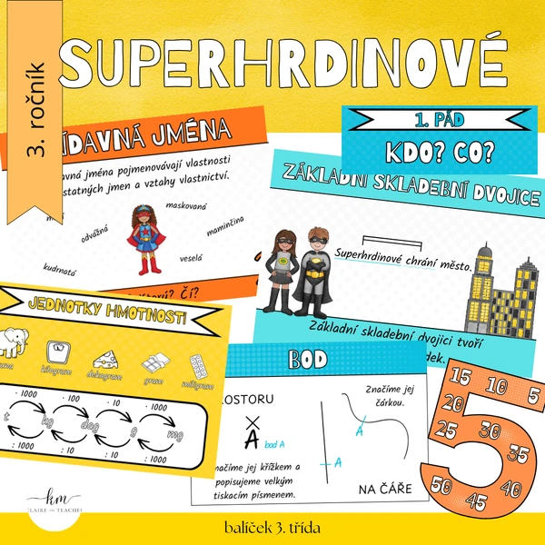 Superhrdinové - balíček do 3. třídy