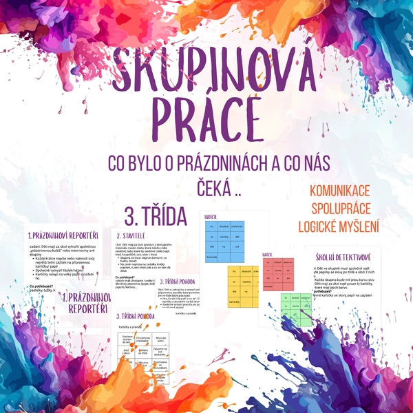 Poprázdninové skupinové práce