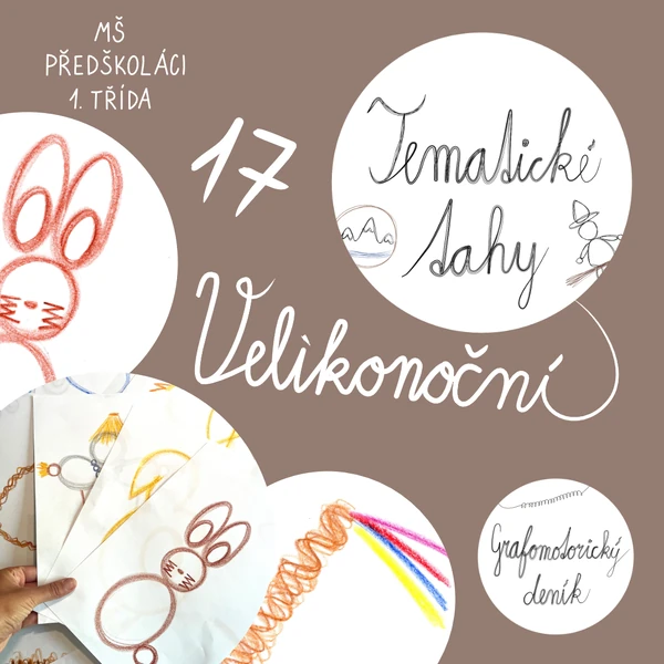 VELIKONOČNÍ – Kresby s grafomotorickými prvky