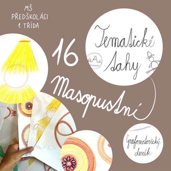 MASOPUSTNÍ – Kresby s grafomotorickými prvky