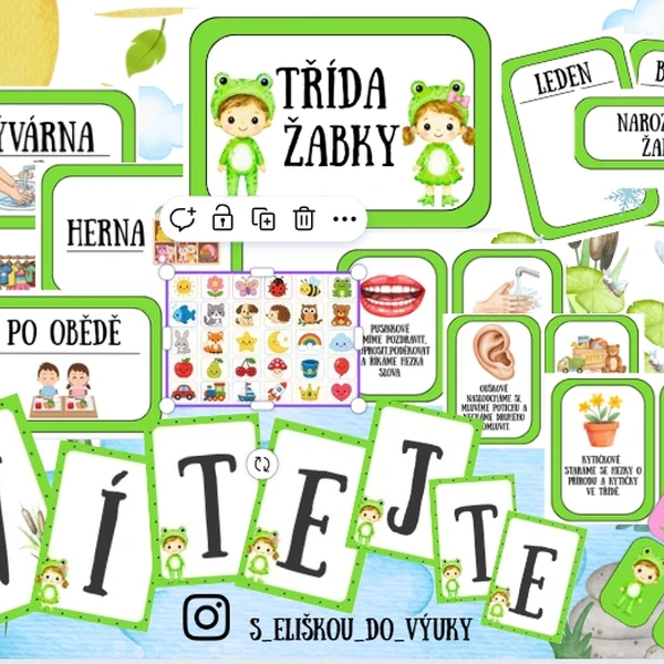 🐸ŽABKY - výzdoba třídy🐸