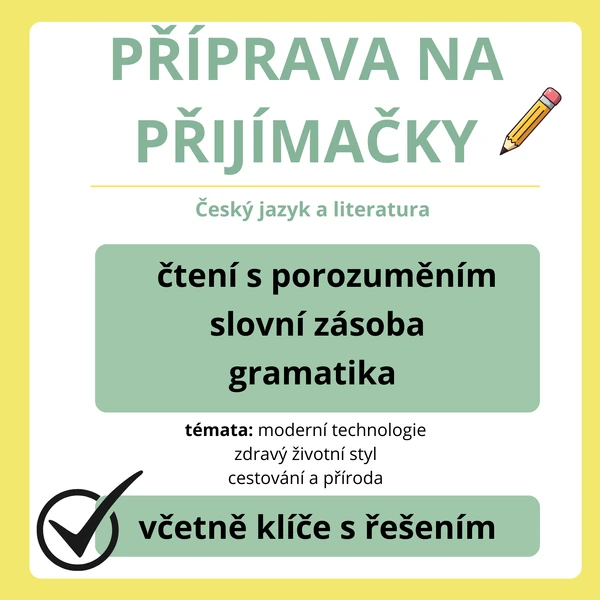 Soubor pracovních listů pro rozvoj čtenářské gramatiky a jazykového citu