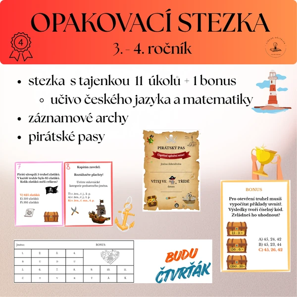 Opakovací stezka pro 3. ročník