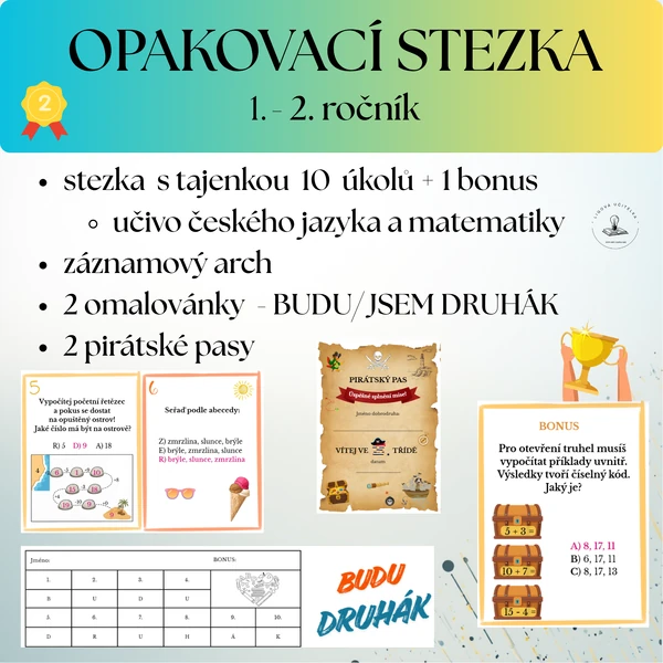 Opakovací stezka pro 1. ročník