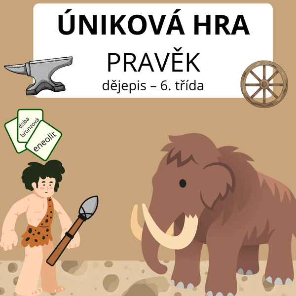 Úniková hra - Pravěk „Lovci času“