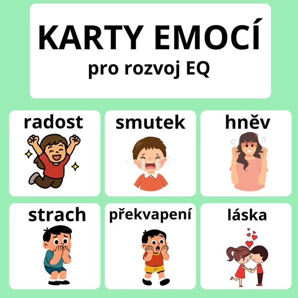 Karty emocí pro rozvoj EQ