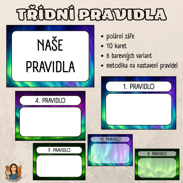 Třídní pravidla - polární záře