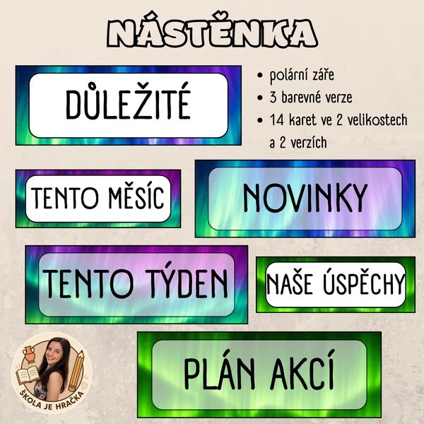 Nástěnka - polární záře