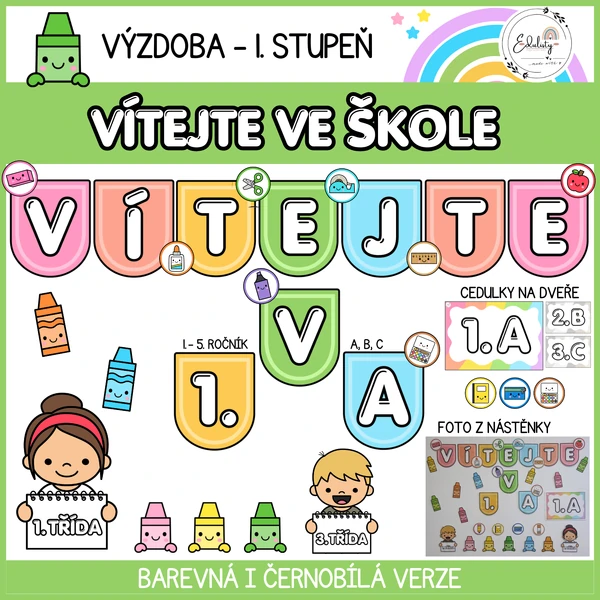 Vítejte ve škole – výzdoba třídy