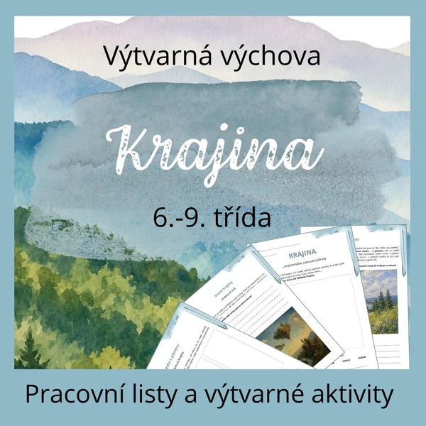 KRAJINA - Pracovní listy a aktivity