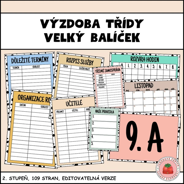 Výzdoba pro 2. stupeň - velký balíček