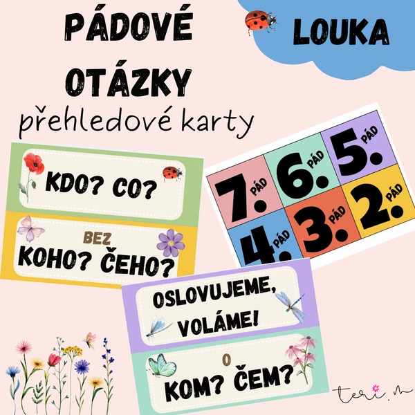 PÁDOVÉ OTÁZKY/PÁDY - téma LOUKA
