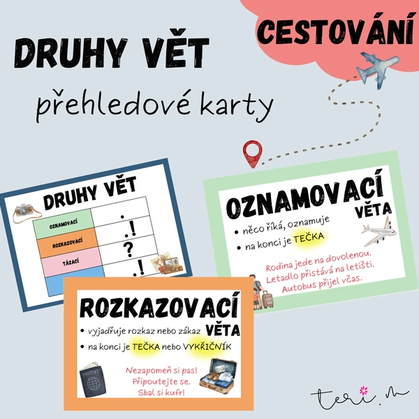 DRUHY VĚT - téma CESTOVÁNÍ