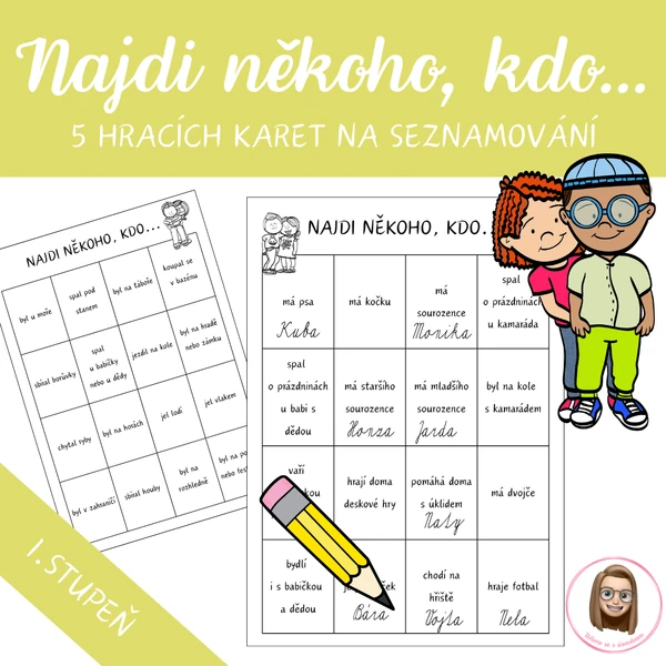 ZAČÁTEK ROKU - Najdi někoho, kdo...