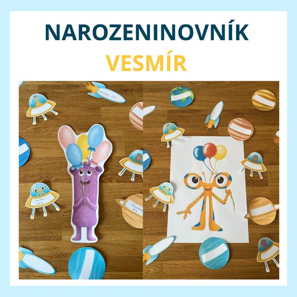 Narozeninovník - vesmír a mimozemšťani
