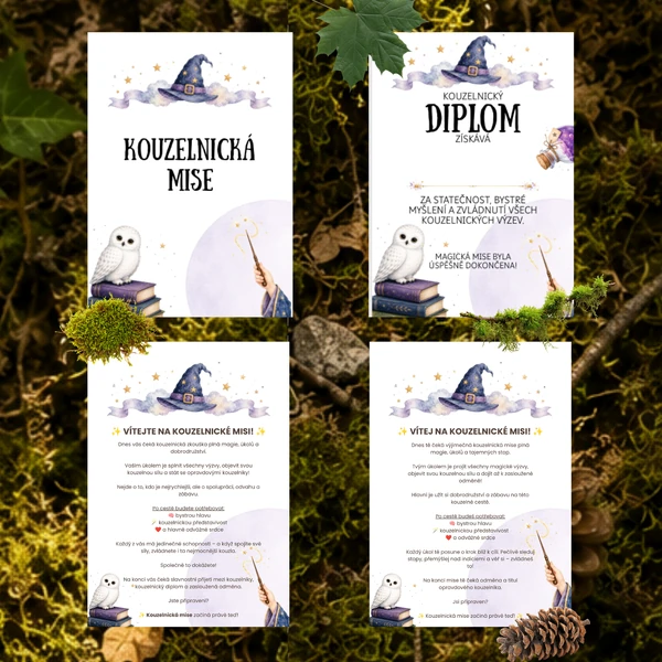 Kouzelnická mise - magická výprava za pokladem plná dobrodružství, kouzelných tvorů a zábavy!