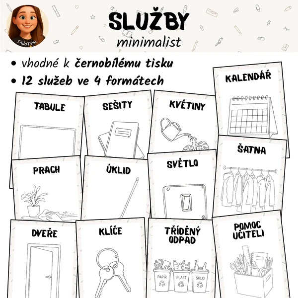 Služby - minimalist