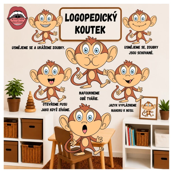 LOGOPEDICKÝ KOUTEK: OPIČKY 