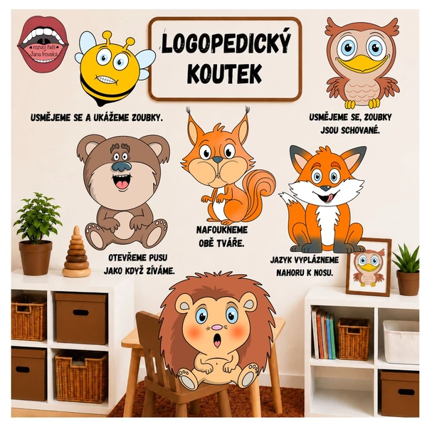 LOGOPEDICKÝ KOUTEK: LESNÍ ZVÍŘÁTKA