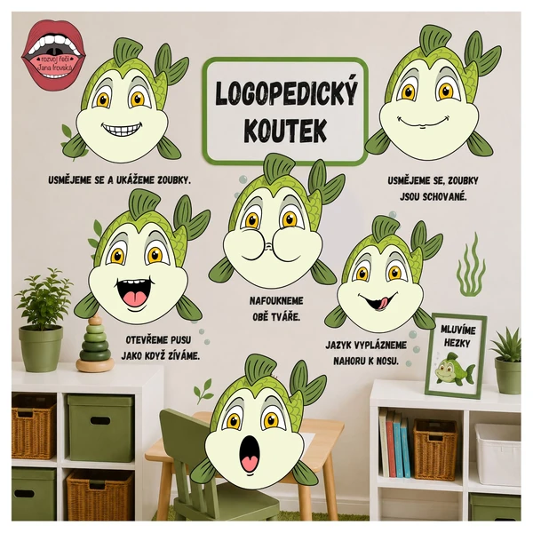 LOGOPEDICKÝ KOUTEK RYBIČKY