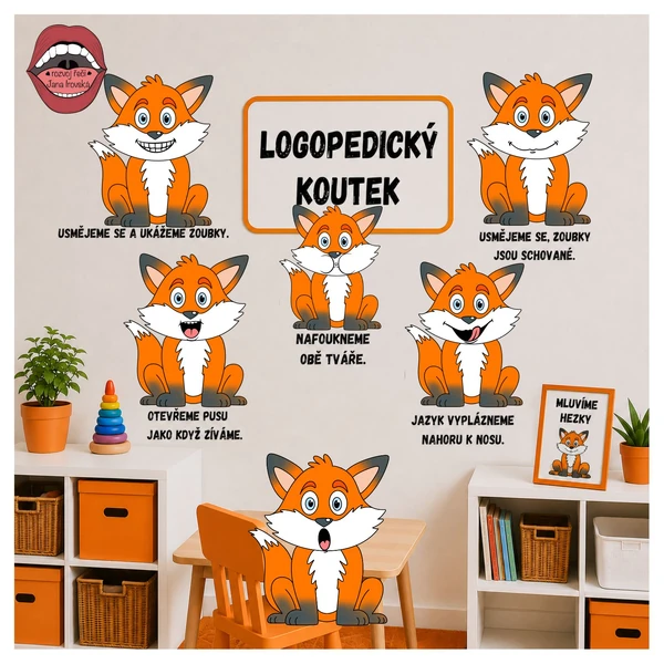 LOGOPEDICKÝ KOUTEK LIŠTIČKY