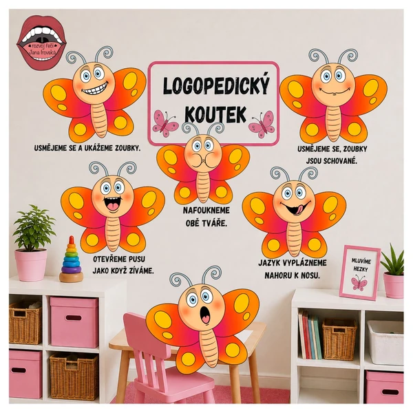 LOGOPEDICKÝ KOUTEK: MOTÝLCI 