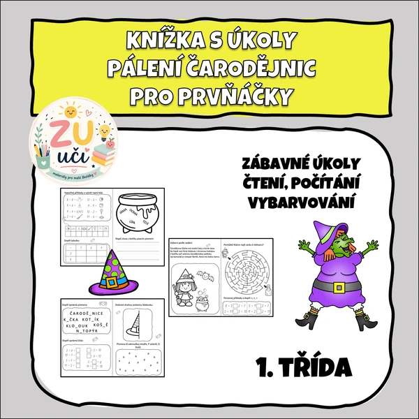 Čarodějnická knížka pro prvňáčky