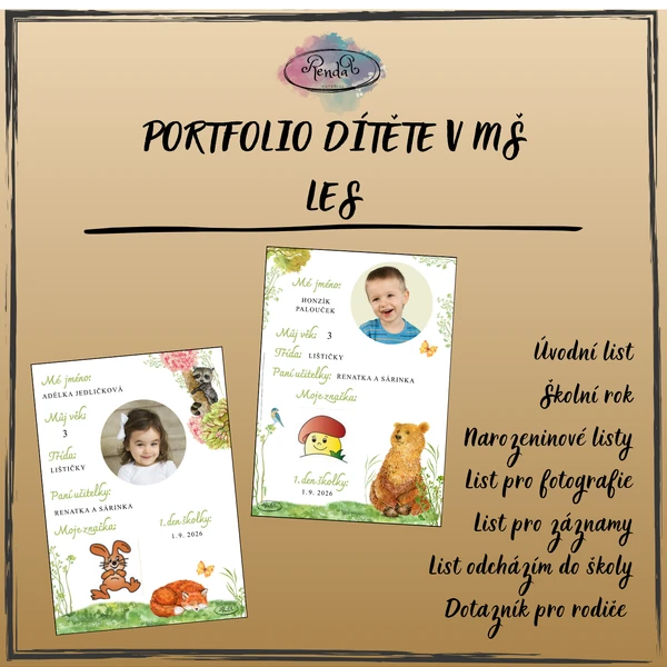 Portfolio dítěte v MŠ - Les