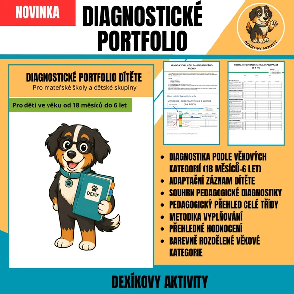 Diagnostické portfolio dítěte (18 měsíců–6 let) | Pedagogická diagnostika pro MŠ a dětské skupiny