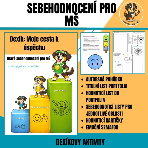 Dexík: Moje cesta k úspěchu - sebehodnocení pro MŠ
