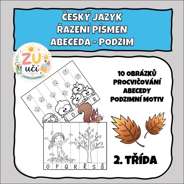 Seřaď podle abecedy - Podzim