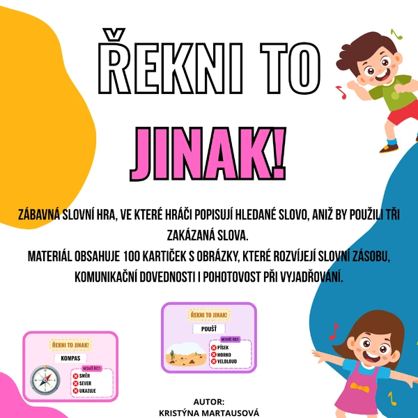 🗣️ ŘEKNI TO JINAK! – slovní hra se zakázanými slovy