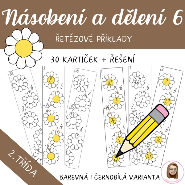 NÁSOBENÍ A DĚLENÍ 6 - řetězové příklady