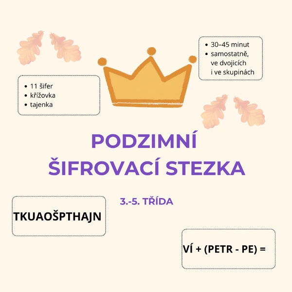 Podzimní šifrovací stezka