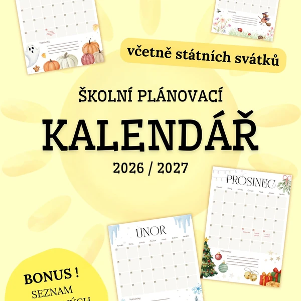 Kalendář 2026/2027