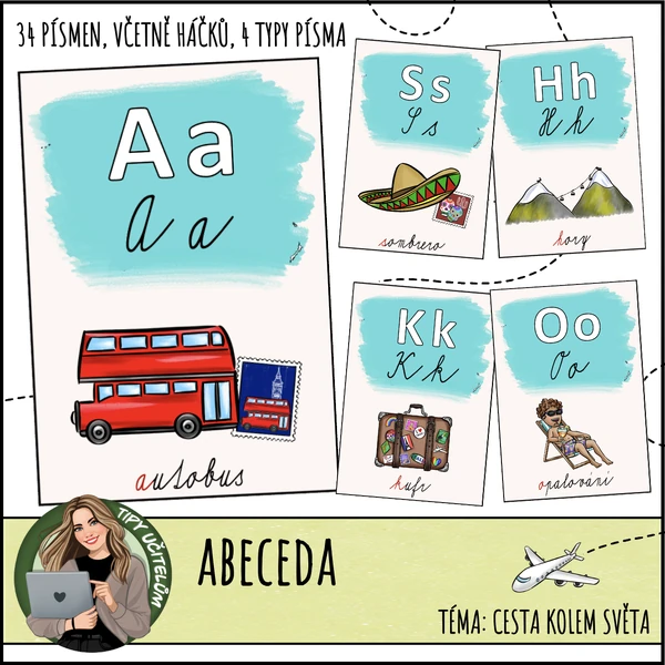 Abeceda - téma cestování