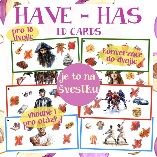 ID CARDS - have/has