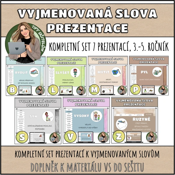 Vyjmenovaná slova - prezentace - balíček