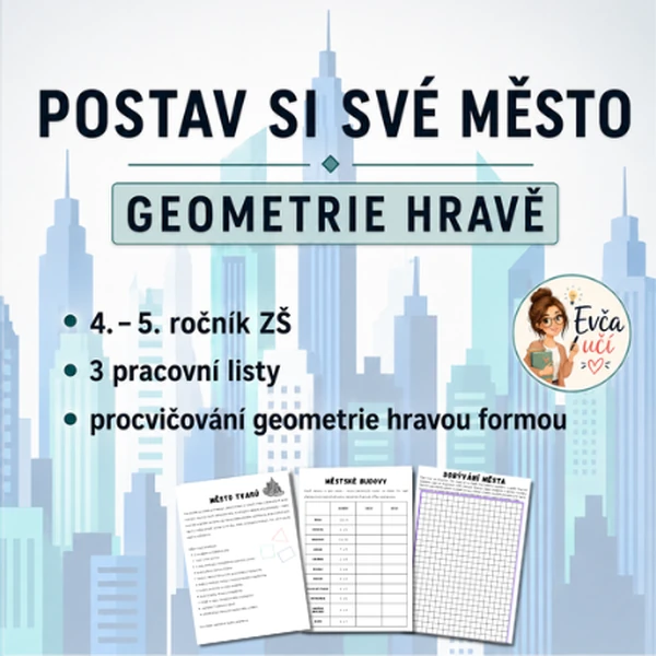 GEOMETRIE HRAVĚ - postav si své město
