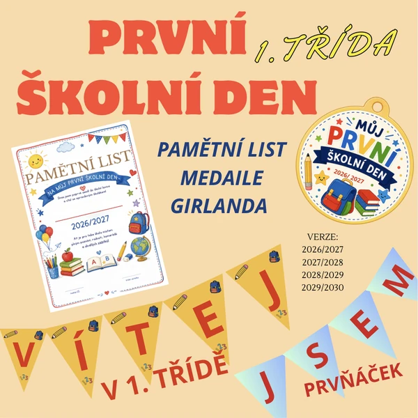 První školní den - 1. třída