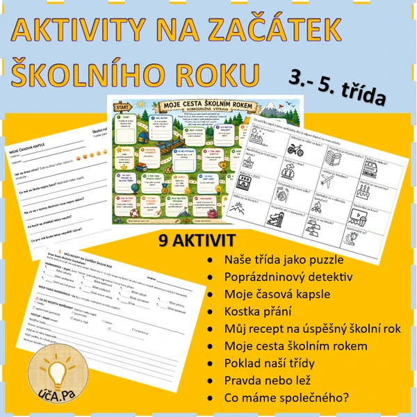 AKTIVITY NA ZAČÁTEK ŠKOLNÍHO ROKU