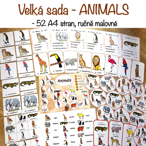 Velká sada - Wild Animals
