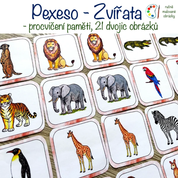 Pexeso - Zvířata