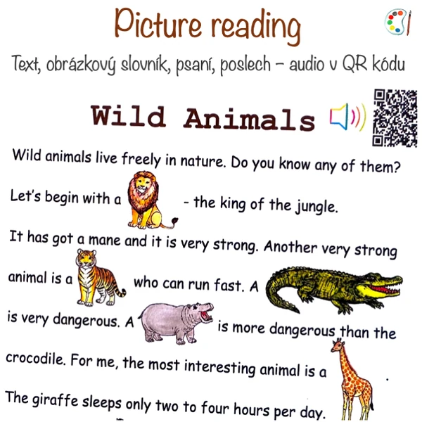 Picture reading - Wild Animals
