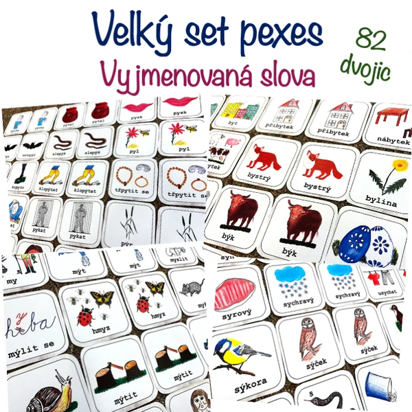 Sada pexes - Vyjmenovaná slova