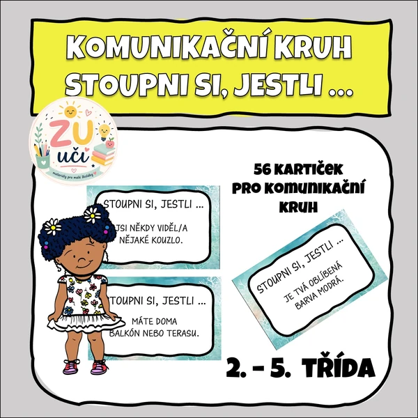 Stoupni si, jestli ... Kartičky pro komunikační kruh