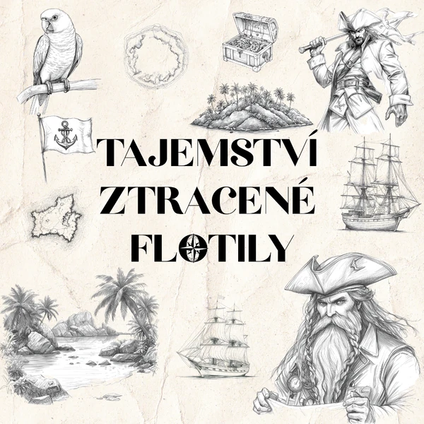 Tajemství ztracené flotily (týmová pátrací hra s mapou a indiciemi)