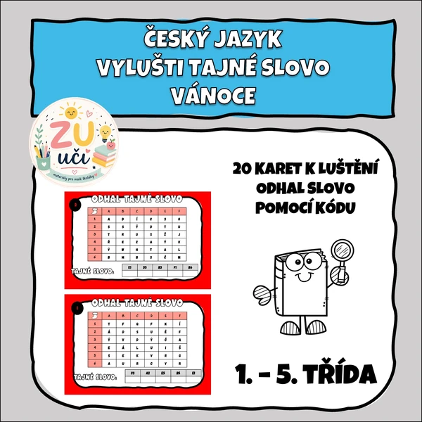 Vylušti tajné slovo - Vánoce