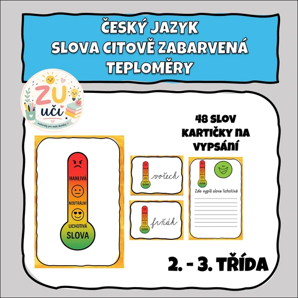 Slova citově zabarvená - Teploměry