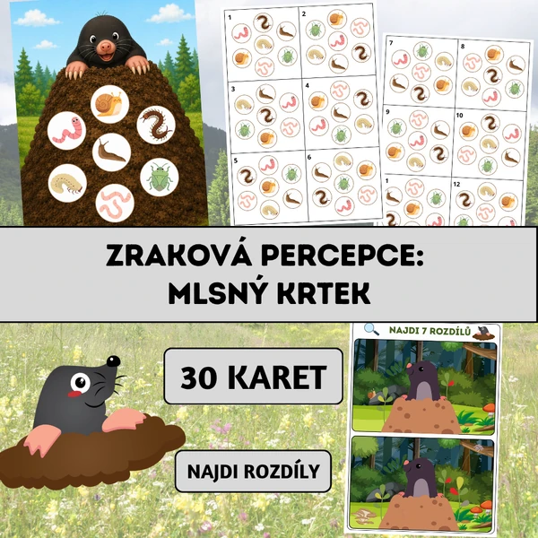Zraková percepce: Mlsný krtek